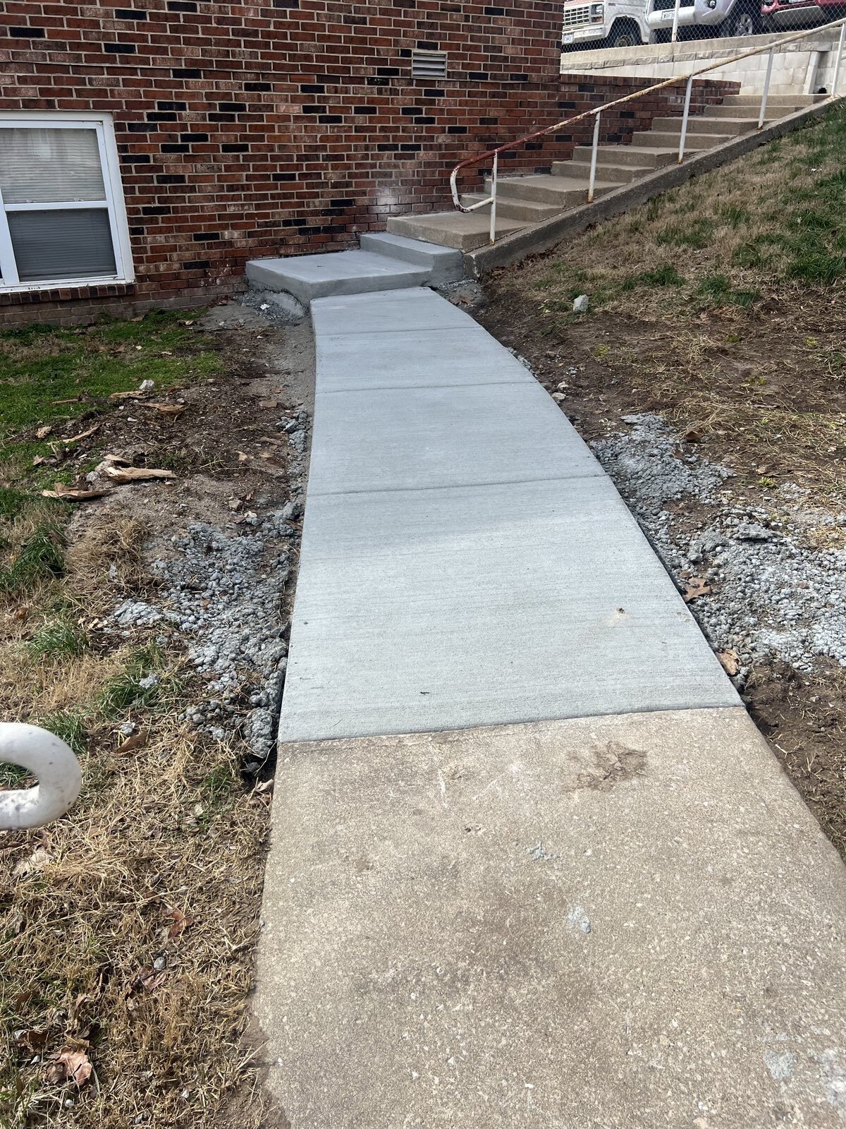 Completed sidewalk project